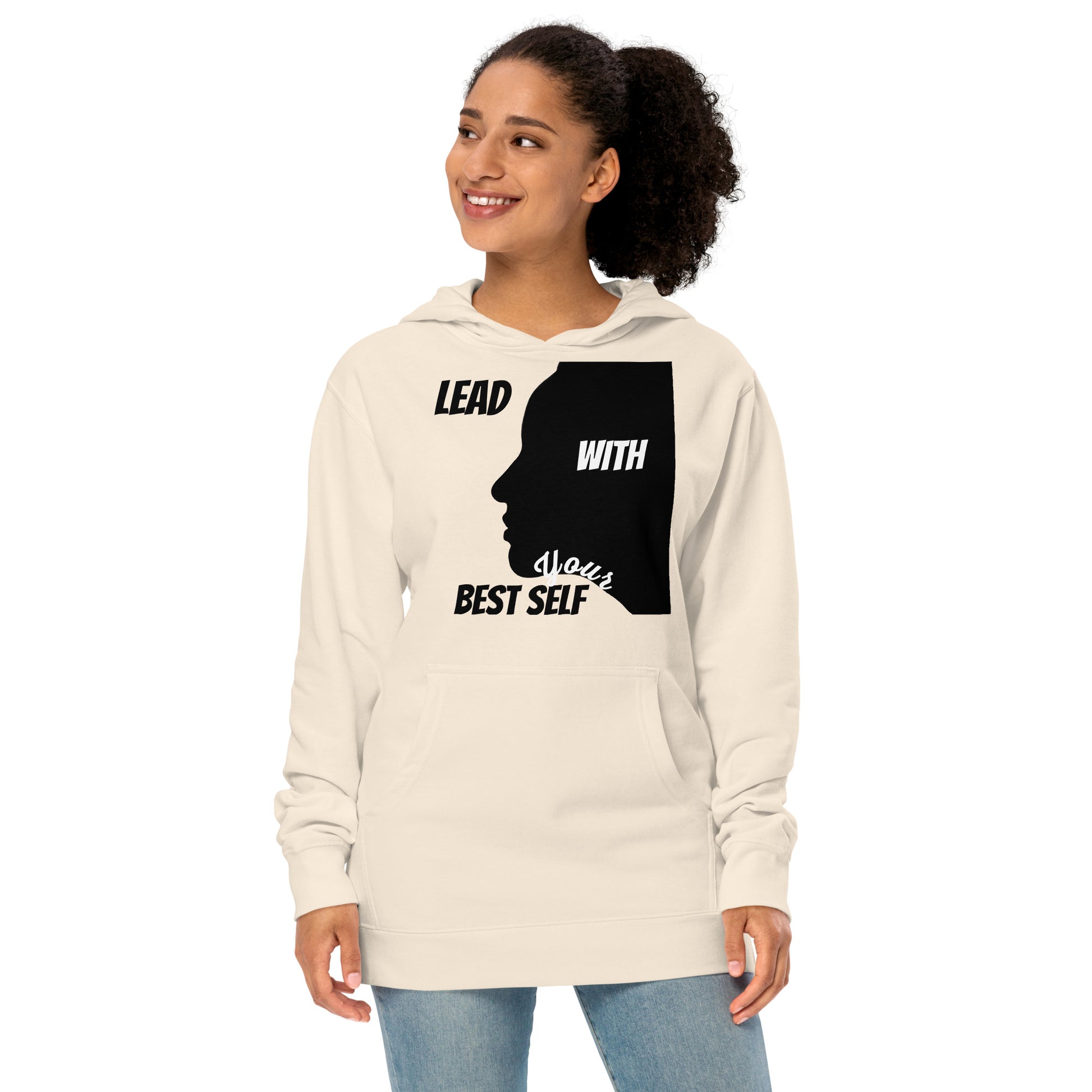 Light-Colored Mid-Weight Unisex LBS Hoodie – Stay warm and stylish, projecting bright vibes for your winter creations