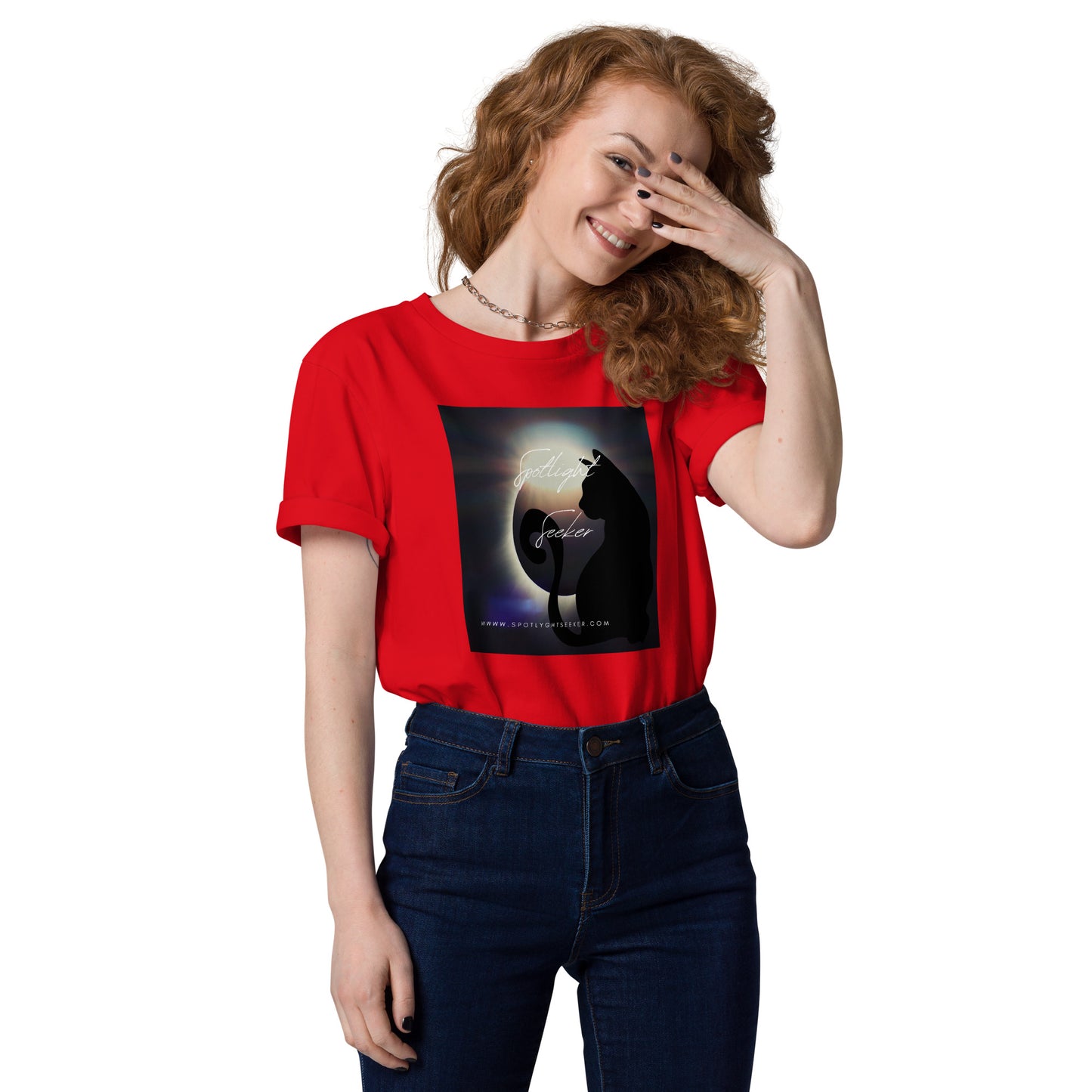 Cat Call Unisex Organic Cotton T-Shirt - Cat's Tale