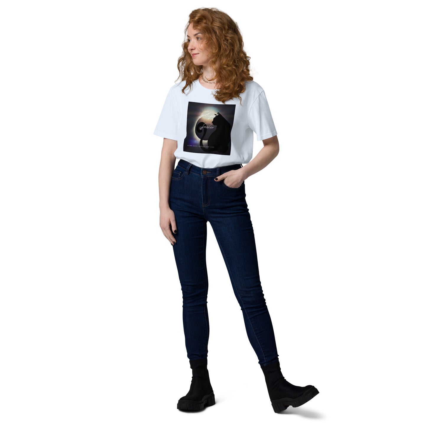 Cat Call Unisex Organic Cotton T-Shirt - Cat's Tale