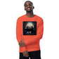 Image of the Cat Call Unisex Fitted Eco Sweatshirt - 'Strut' design, a comfortable and stylish sweatshirt capturing the essence of confident artists claiming their spotlight. Crafted from eco-friendly materials. 🎨💃