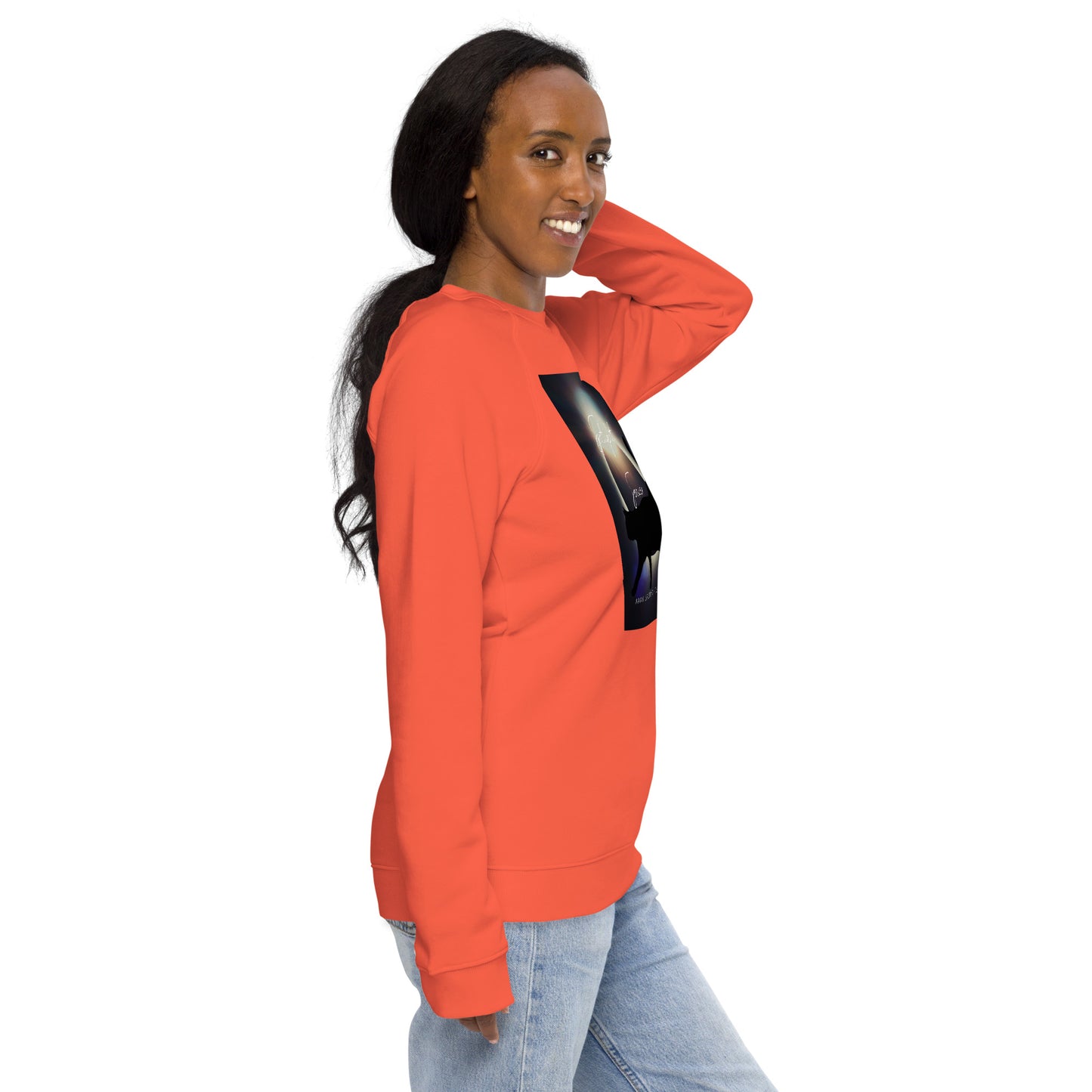 Cat Call Unisex Fitted Eco Sweatshirt - Strut