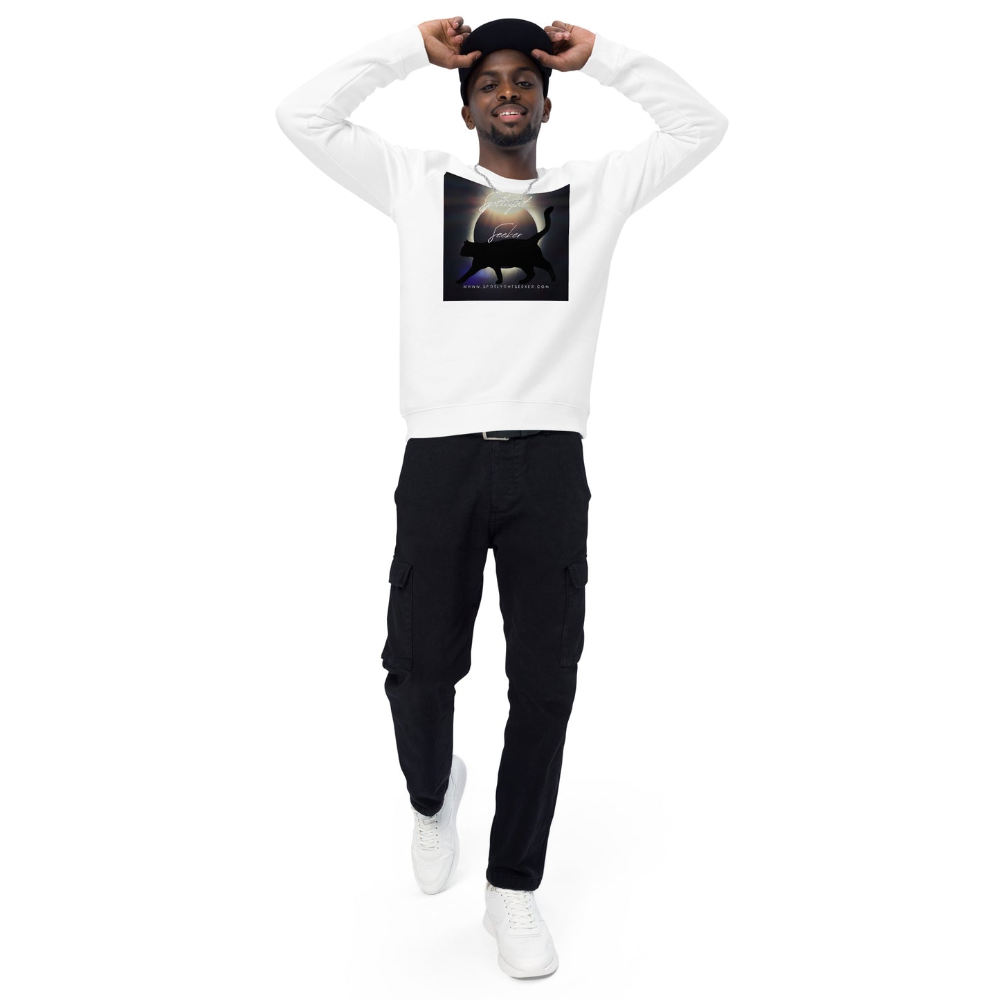 Cat Call Unisex Fitted Eco Sweatshirt - Strut