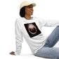 Image of the Moonlit SpotlYght Unisex Eco Sweatshirt, a stylish and comfortable sweatshirt reflecting the artistic birthright and featuring a captivating design inspired by moonlit nights. Crafted from eco-friendly materials. 🌙🎨