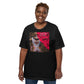 A bold and stylish Unisex Artist Vulnerable Warrior T-Shirt in Fresco design, specifically crafted for Black Female Artists (BFA). The shirt features empowering graphics, celebrating authenticity on stage and fierce warrior strength off stage. Perfect for making a statement in the world of art and beyond.