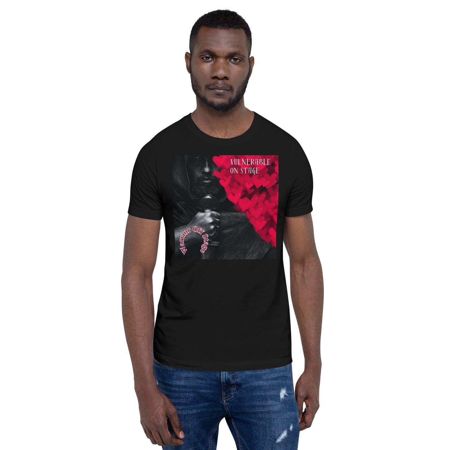 Unisex Artist Vulnerable Warrior T-Shirt - BAM Noir