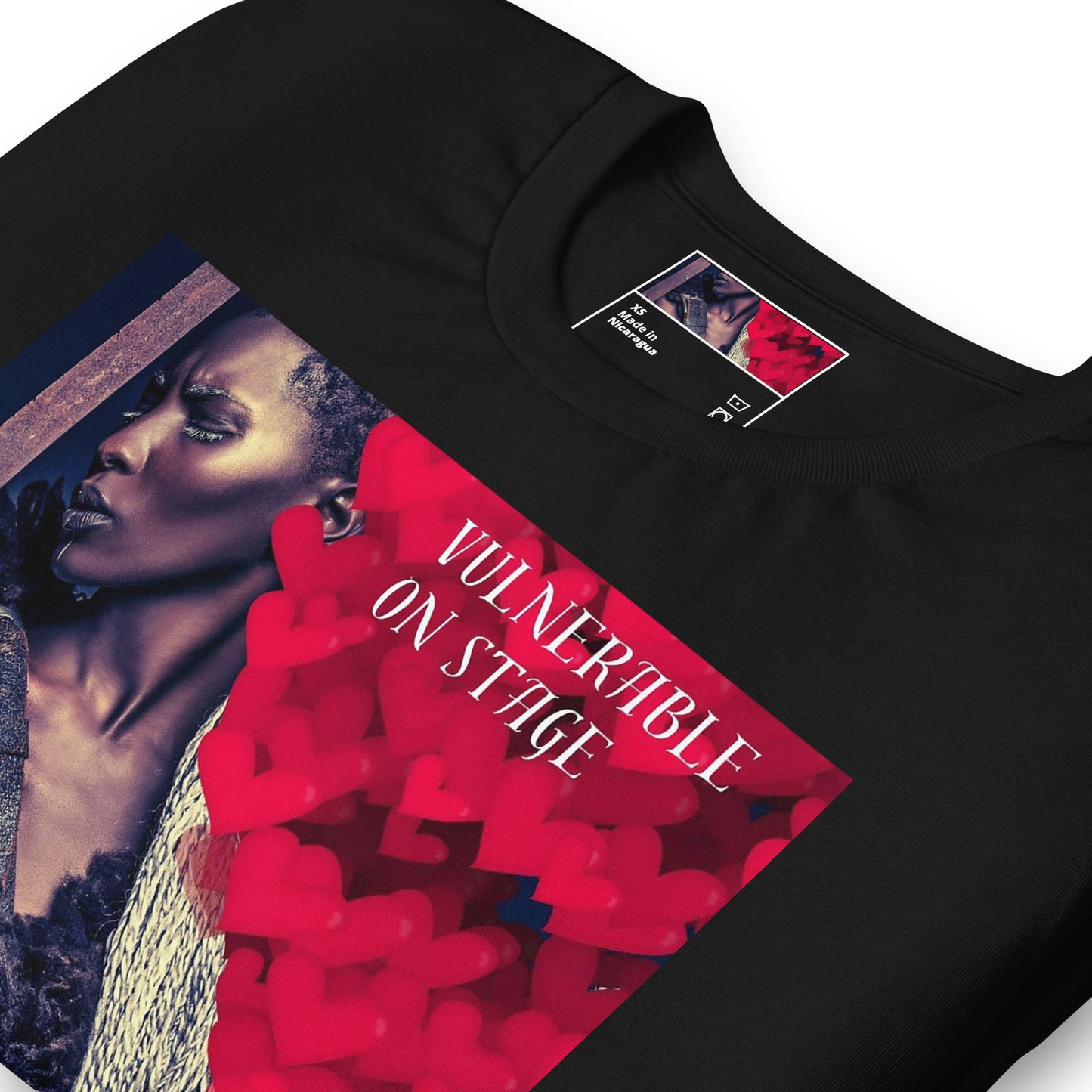 Unleash the Vulnerable Warrior in you with the new Unisex Vulnerable Warrior T-Shirt - BFA2. Strike the perfect balance between vulnerability on stage and warrior strength off it. Own your journey fearlessly!