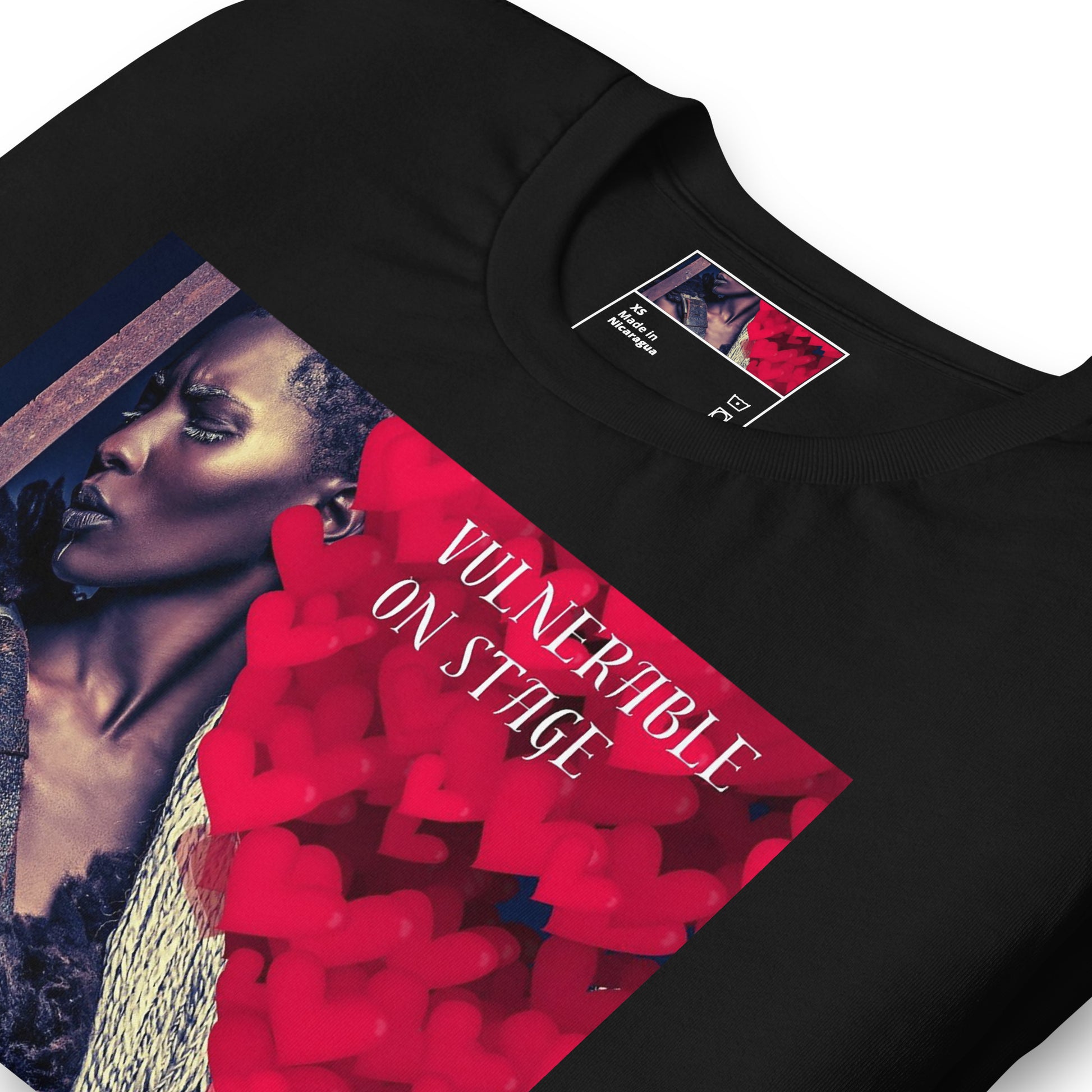 Unleash the Vulnerable Warrior in you with the new Unisex Vulnerable Warrior T-Shirt - BFA2. Strike the perfect balance between vulnerability on stage and warrior strength off it. Own your journey fearlessly!