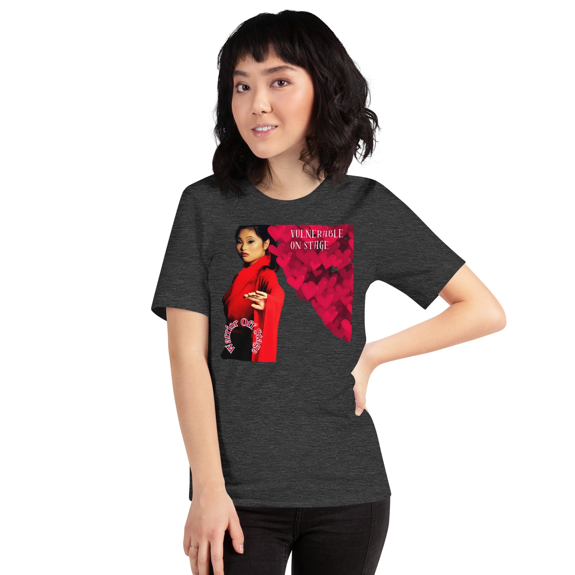 Unleash your artistic essence with the Vulnerable Warrior AFA B/W Tee. Break free from perfectionism, embrace authenticity, and let your true artistry shine through with each wear.
