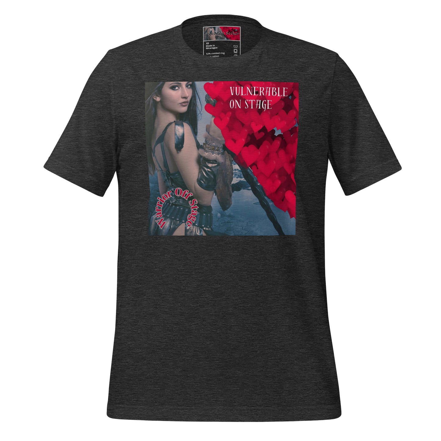 BRFA ROSE Vulnerable Artist Unisex Tee - Embrace authenticity and shield yourself from judgment with our empowering tee. Crush negative vibes and own your spotlight with every wear.