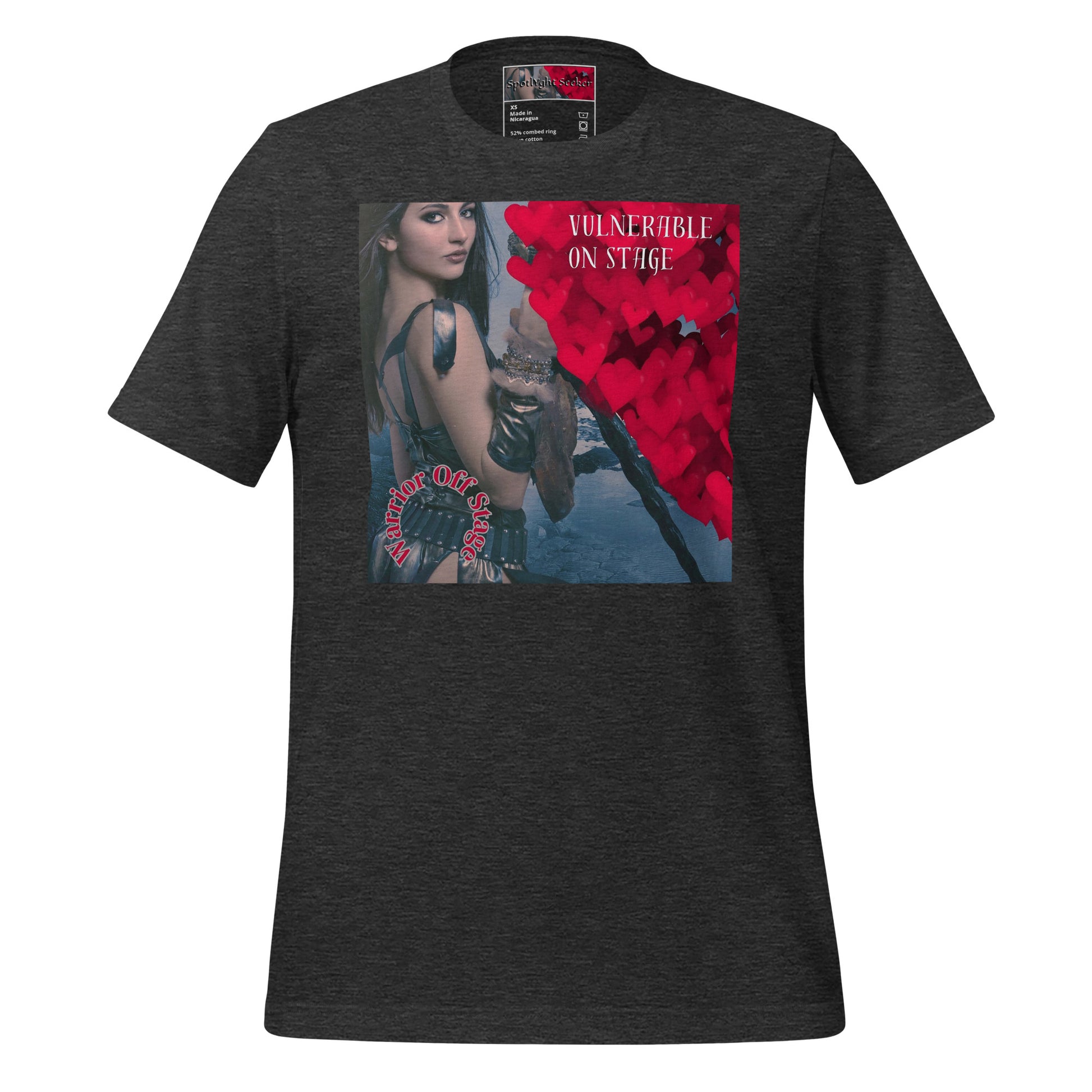 BRFA ROSE Vulnerable Artist Unisex Tee - Embrace authenticity and shield yourself from judgment with our empowering tee. Crush negative vibes and own your spotlight with every wear.