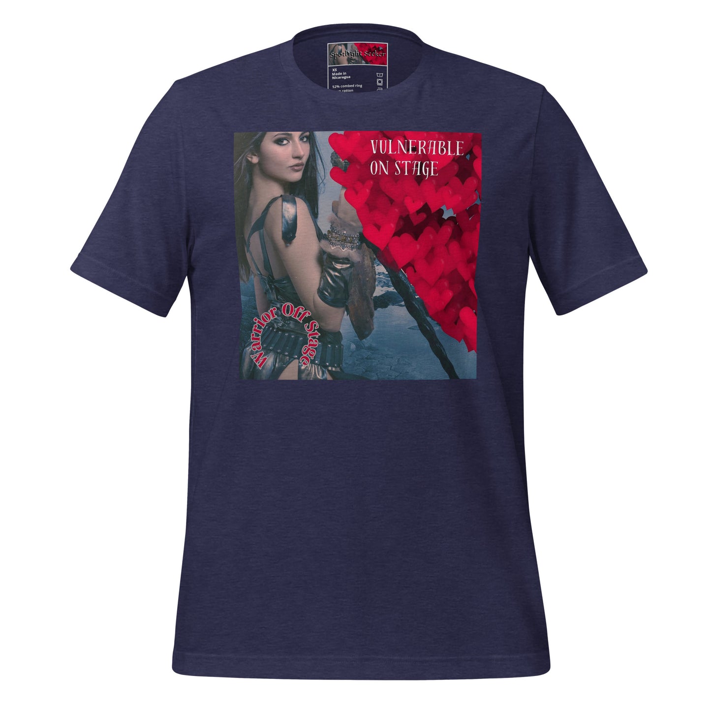 Unisex Artist Vulnerable Artist T-Shirt - BRFA3 Rose