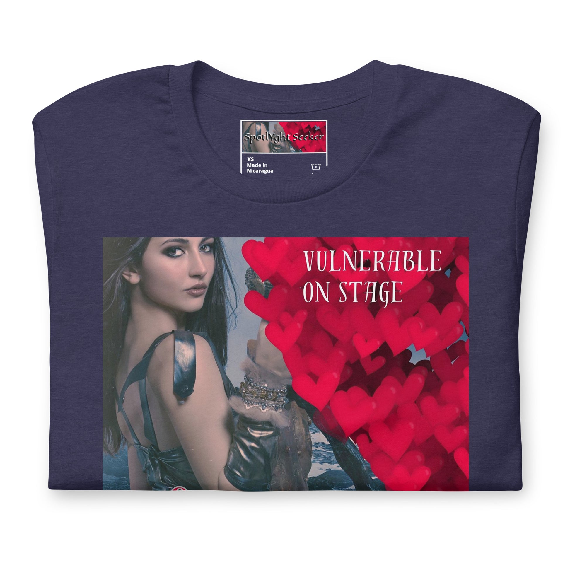 BRFA ROSE Vulnerable Artist Unisex Tee - Embrace authenticity and shield yourself from judgment with our empowering tee. Crush negative vibes and own your spotlight with every wear.
