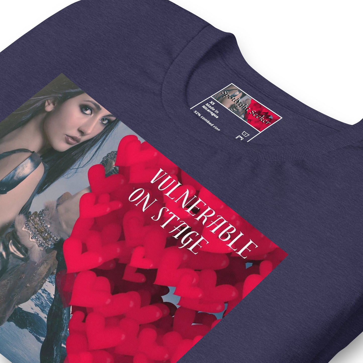 BRFA ROSE Vulnerable Artist Unisex Tee - Embrace authenticity and shield yourself from judgment with our empowering tee. Crush negative vibes and own your spotlight with every wear.