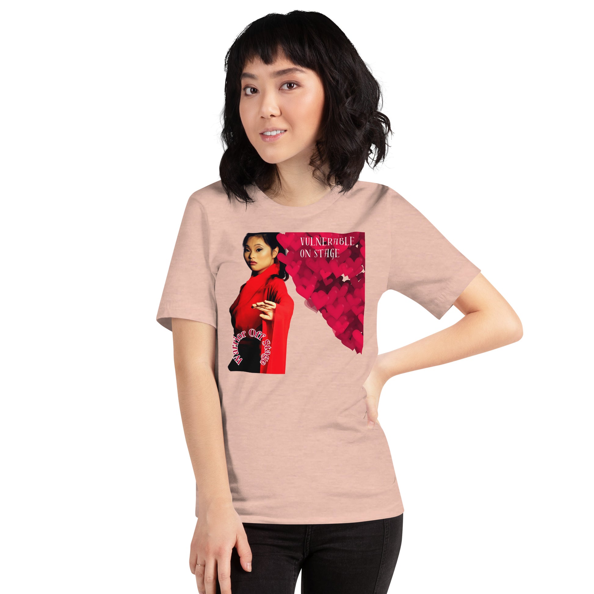 Unleash your artistic essence with the Vulnerable Warrior AFA B/W Tee. Break free from perfectionism, embrace authenticity, and let your true artistry shine through with each wear.