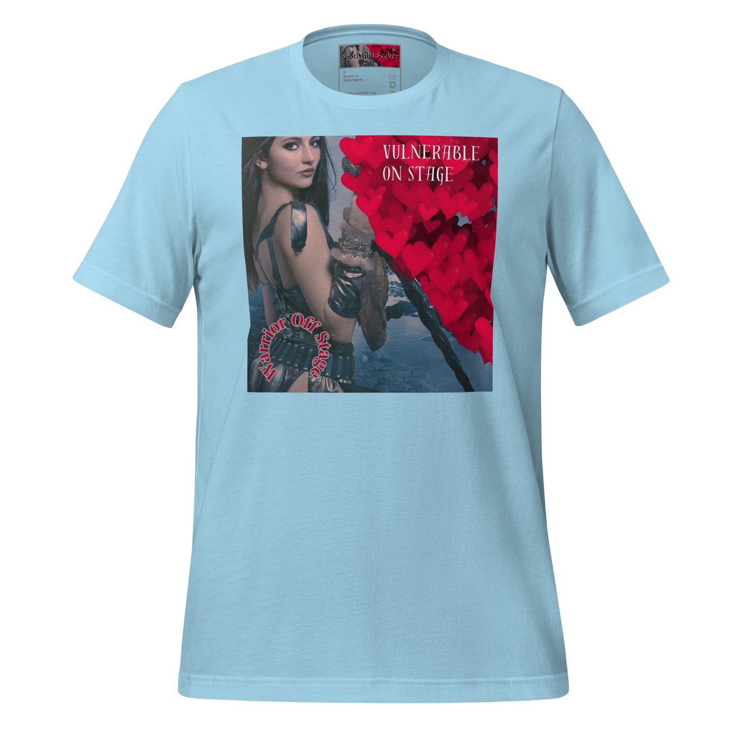 Unisex Artist Vulnerable Artist T-Shirt - BRFA3 Rose
