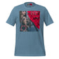BRFA ROSE Vulnerable Artist Unisex Tee - Embrace authenticity and shield yourself from judgment with our empowering tee. Crush negative vibes and own your spotlight with every wear. Steel Blue