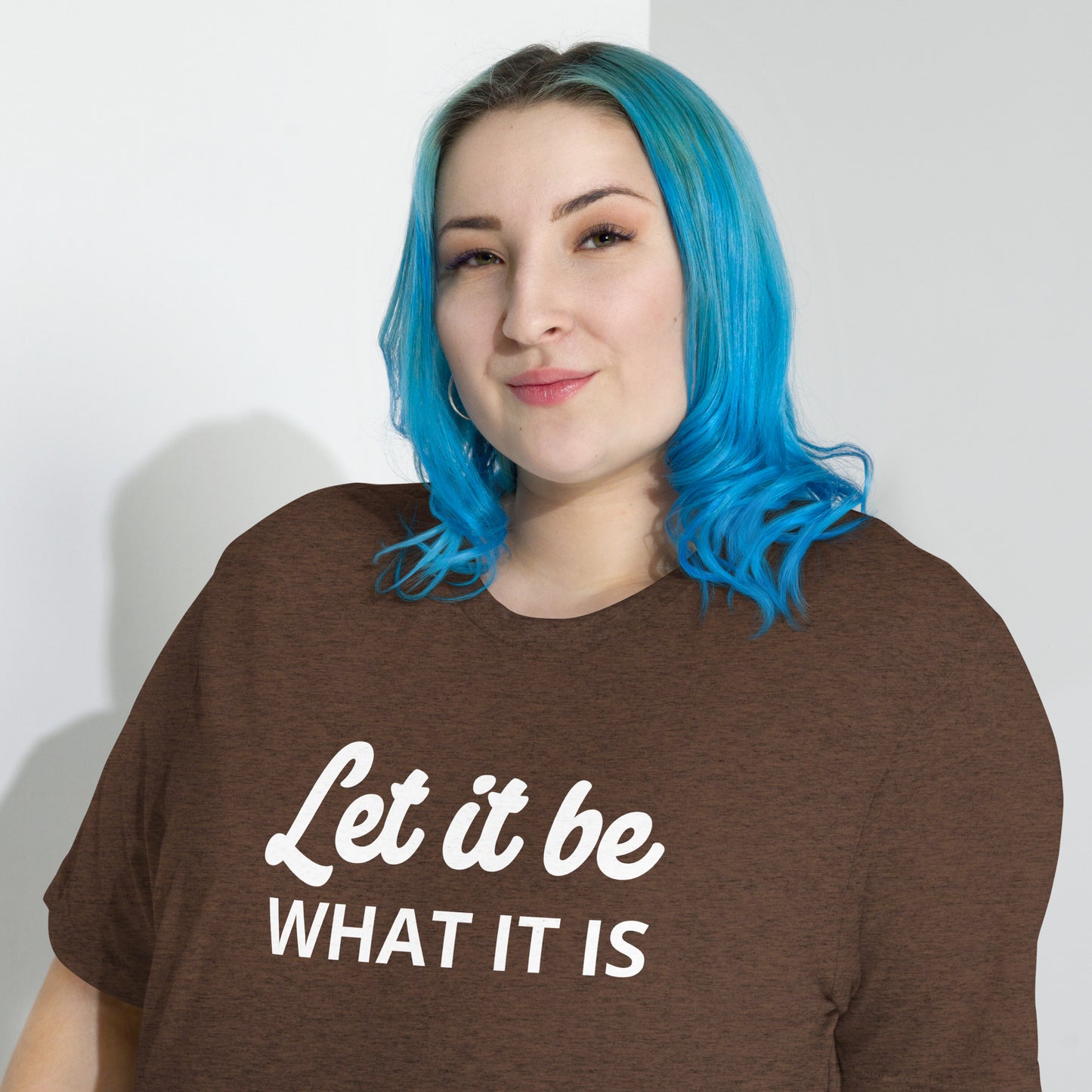 Let It Be Unisex Short Sleeve T-shirt - Dark
