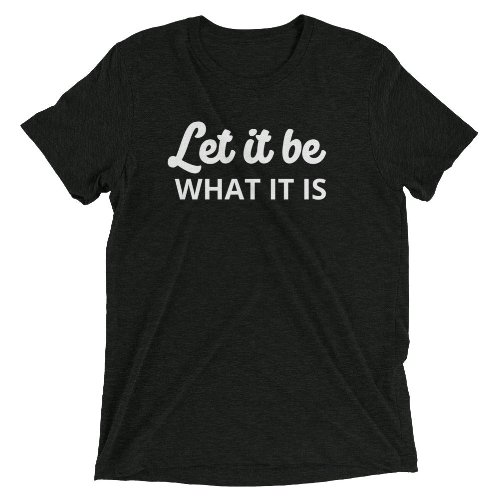 Let It Be Unisex Short Sleeve T-shirt - Dark
