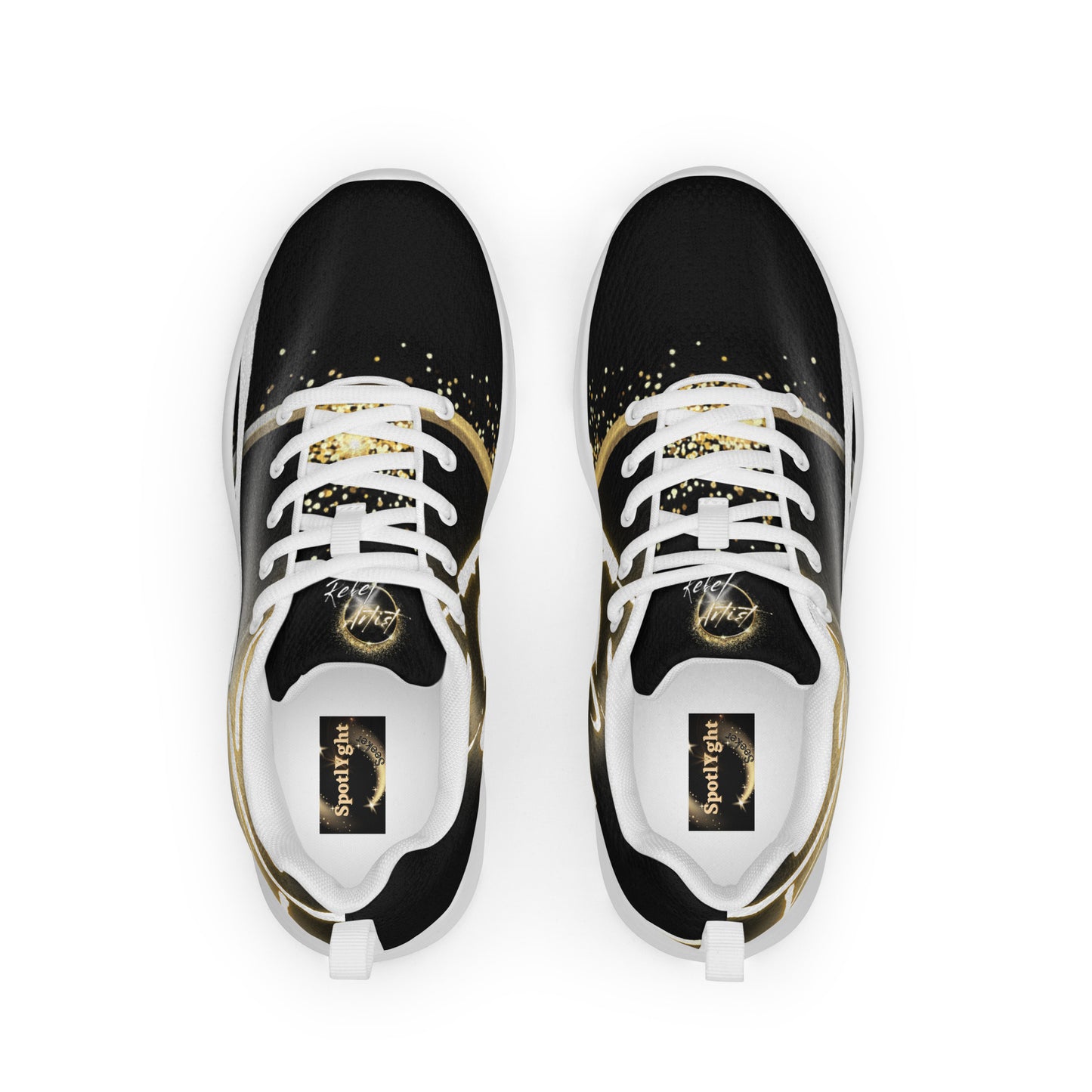 "Step into Your Artistic Revolution with Rebel Artist Sneakers - Unleash Your Creative Spirit with Bold and Unique Women's Footwear!" - SpotlYght Seeker - Black