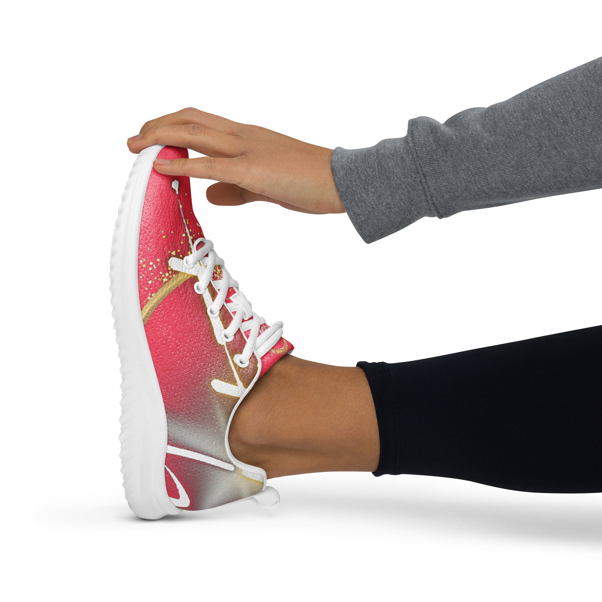 "Step into Your Artistic Revolution with Rebel Artist Sneakers - Unleash Your Creative Spirit with Bold and Unique Women's Footwear!" - SpotlYght Seeker - Radical Red