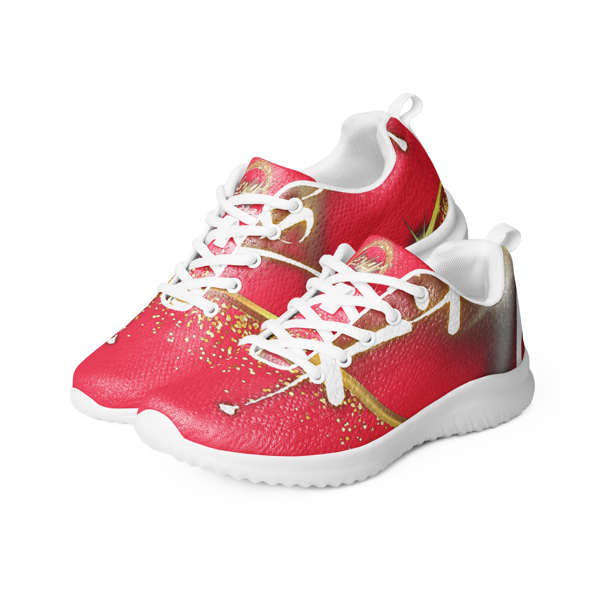 "Step into Your Artistic Revolution with Rebel Artist Sneakers - Unleash Your Creative Spirit with Bold and Unique Women's Footwear!" - SpotlYght Seeker - Radical Red
