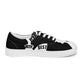 SpotlYght Seeker Woen’s Lace-Up Canvas Shoes in Fresh White – Kick it up in style and express your artistic spirit with this must-have Motivate-Merch. 🎨👟