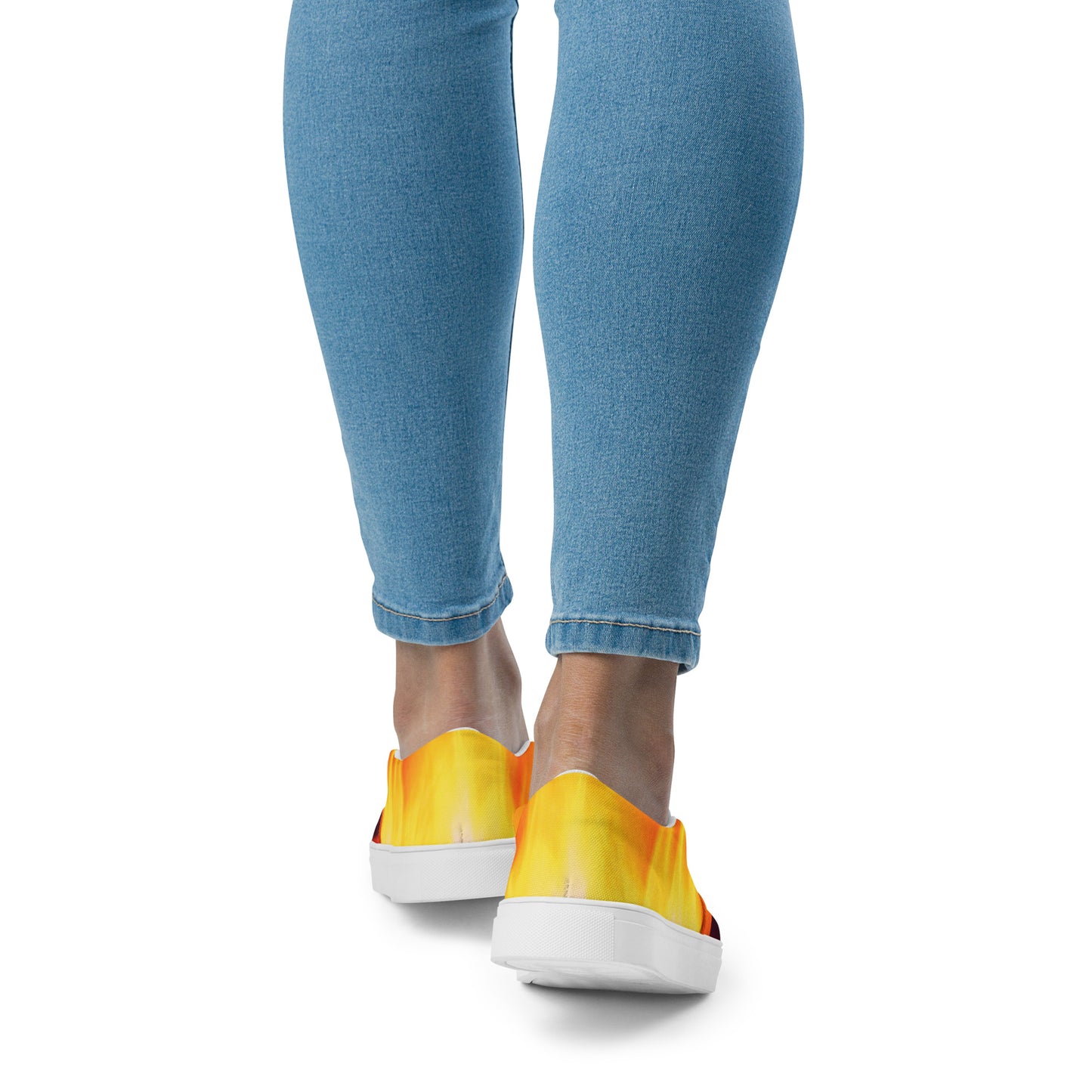 Artist on Fire Women’s Slip-On Canvas Shoes