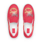 Rebel Artist Radical Red Slip On Women's Canvas Shoes