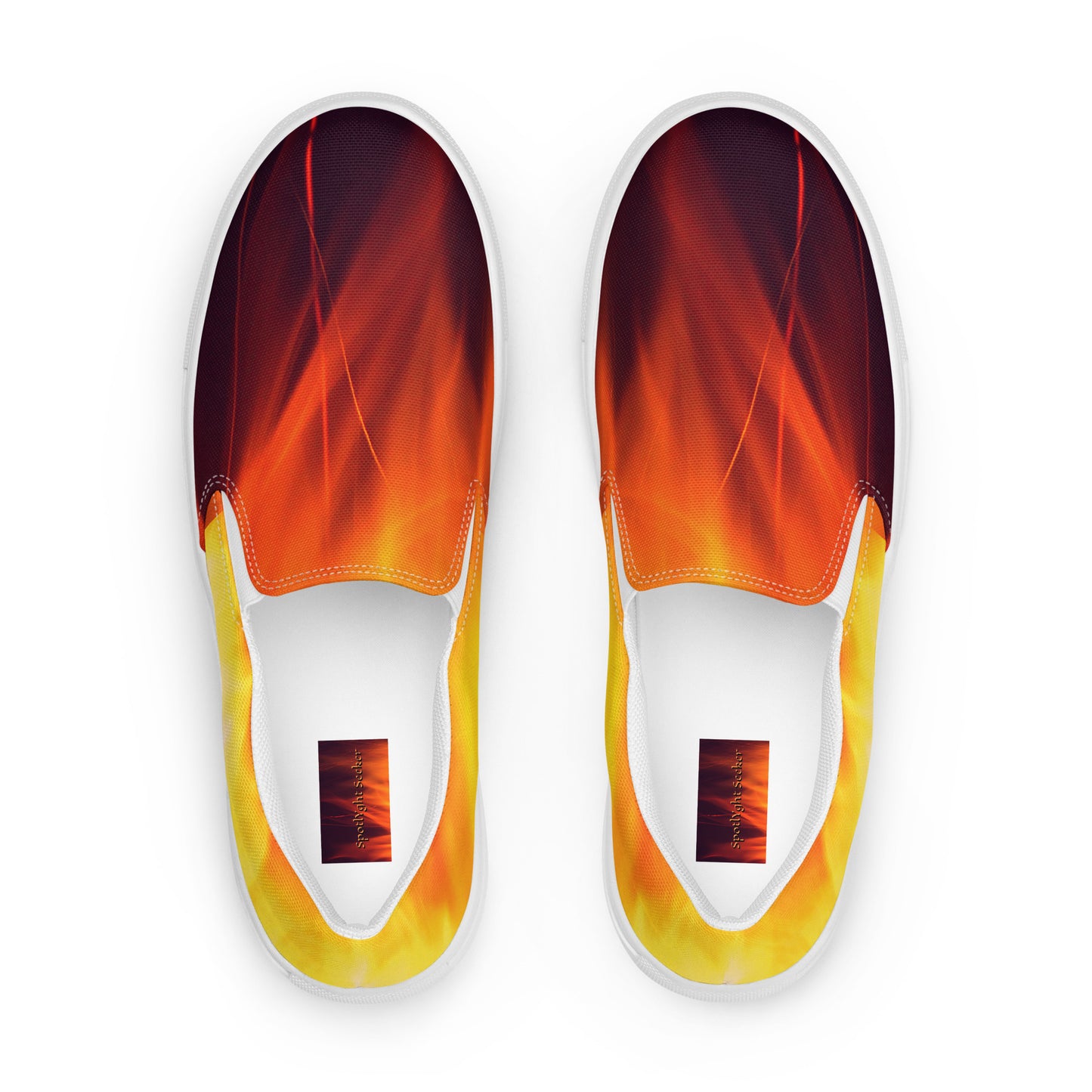 Artist on Fire Women’s Slip-On Canvas Shoes