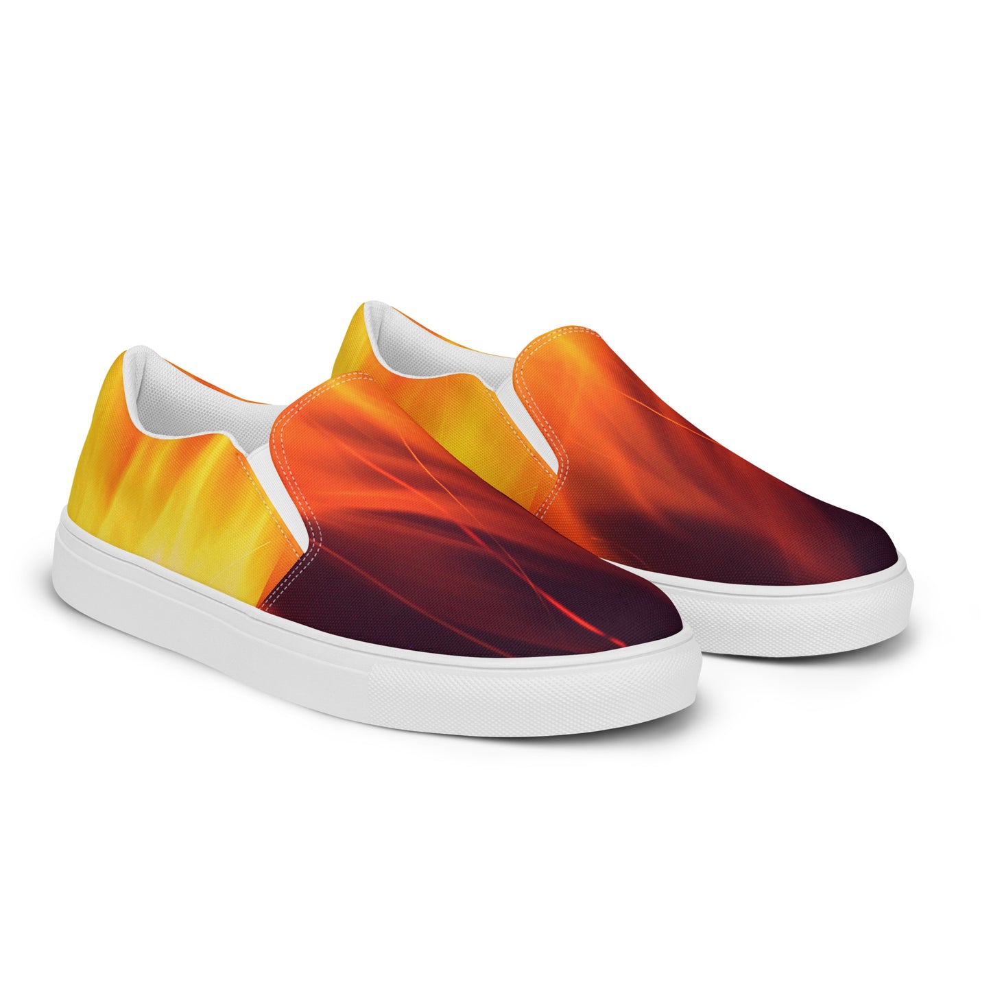Artist on Fire Women’s Slip-On Canvas Shoes