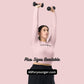 LBS Long-Sleeve Crop Top - Pink - Plus Size