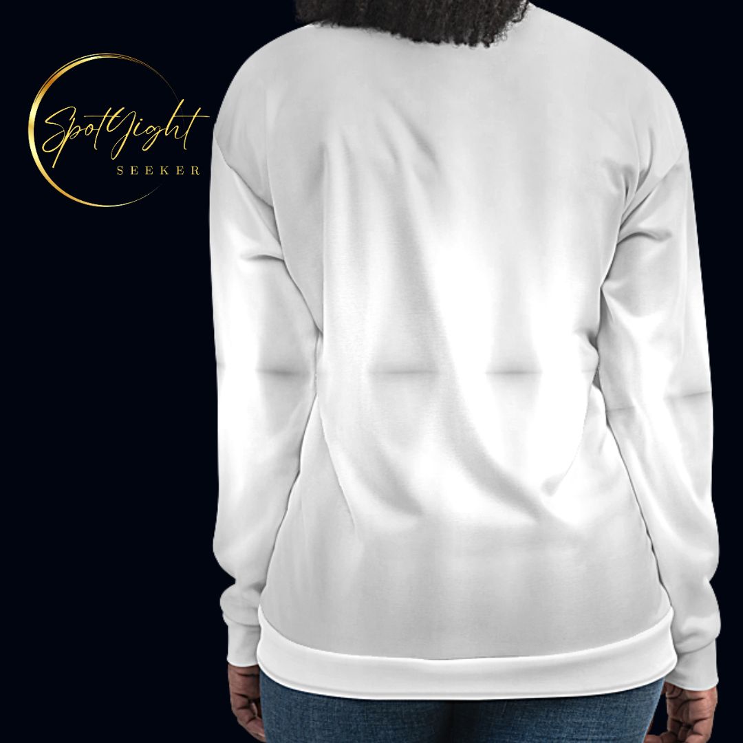 LBS Men's Silver Spotlight Bomber Jacket - White