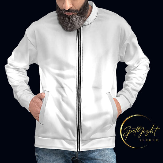 LBS Men's Silver Spotlight Bomber Jacket