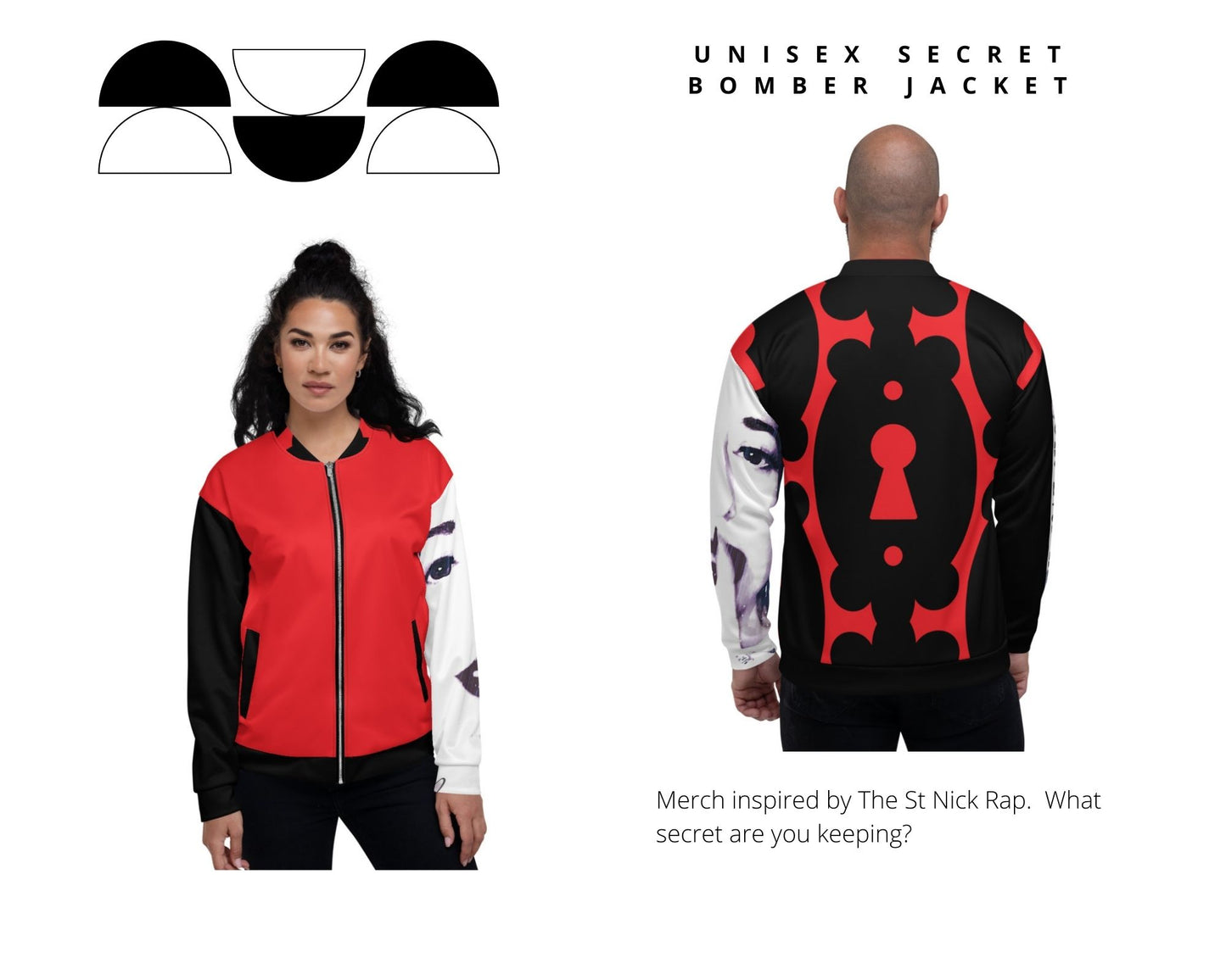 Keep A Secret Unisex Bomber Jacket - SN5