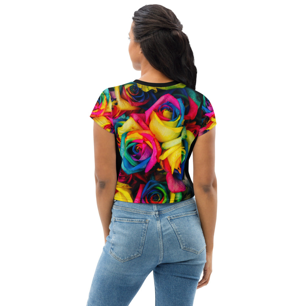 Moonlight & Roses Crop Tee