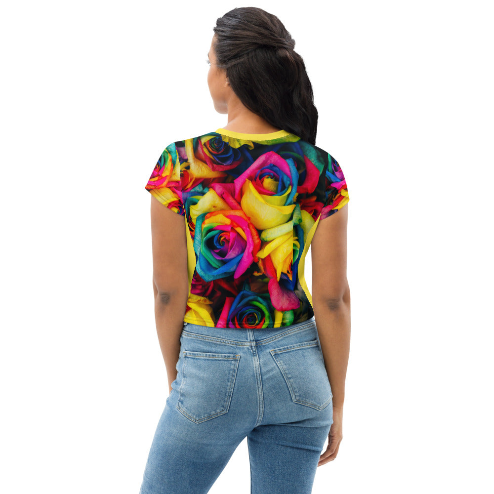 Sunlight & Roses Crop Tee