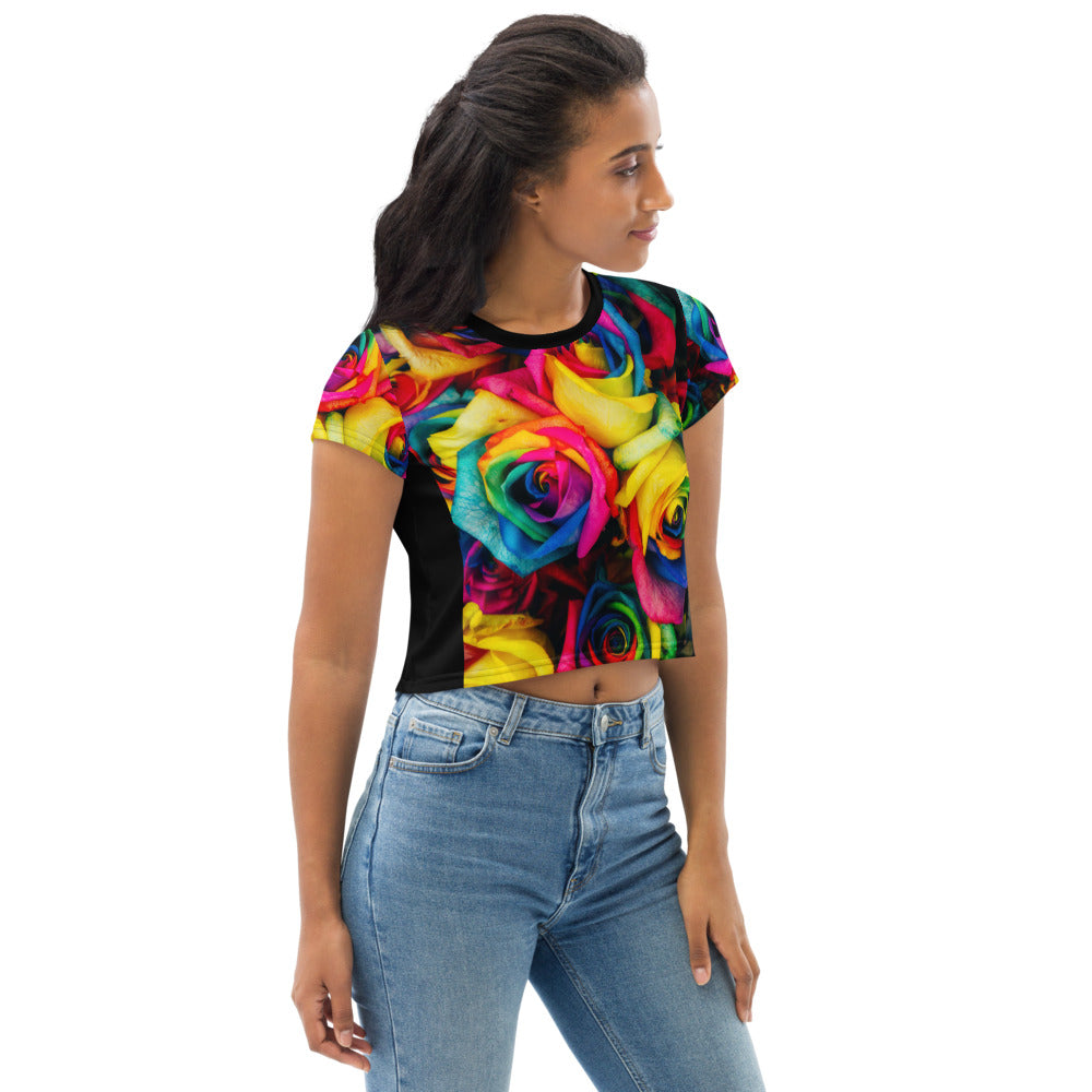 Moonlight & Roses Crop Tee