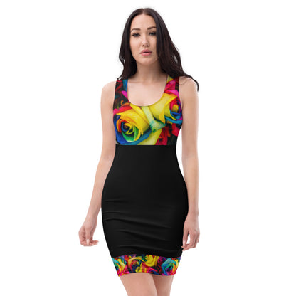 Moonlight & Roses Bodycon Dress