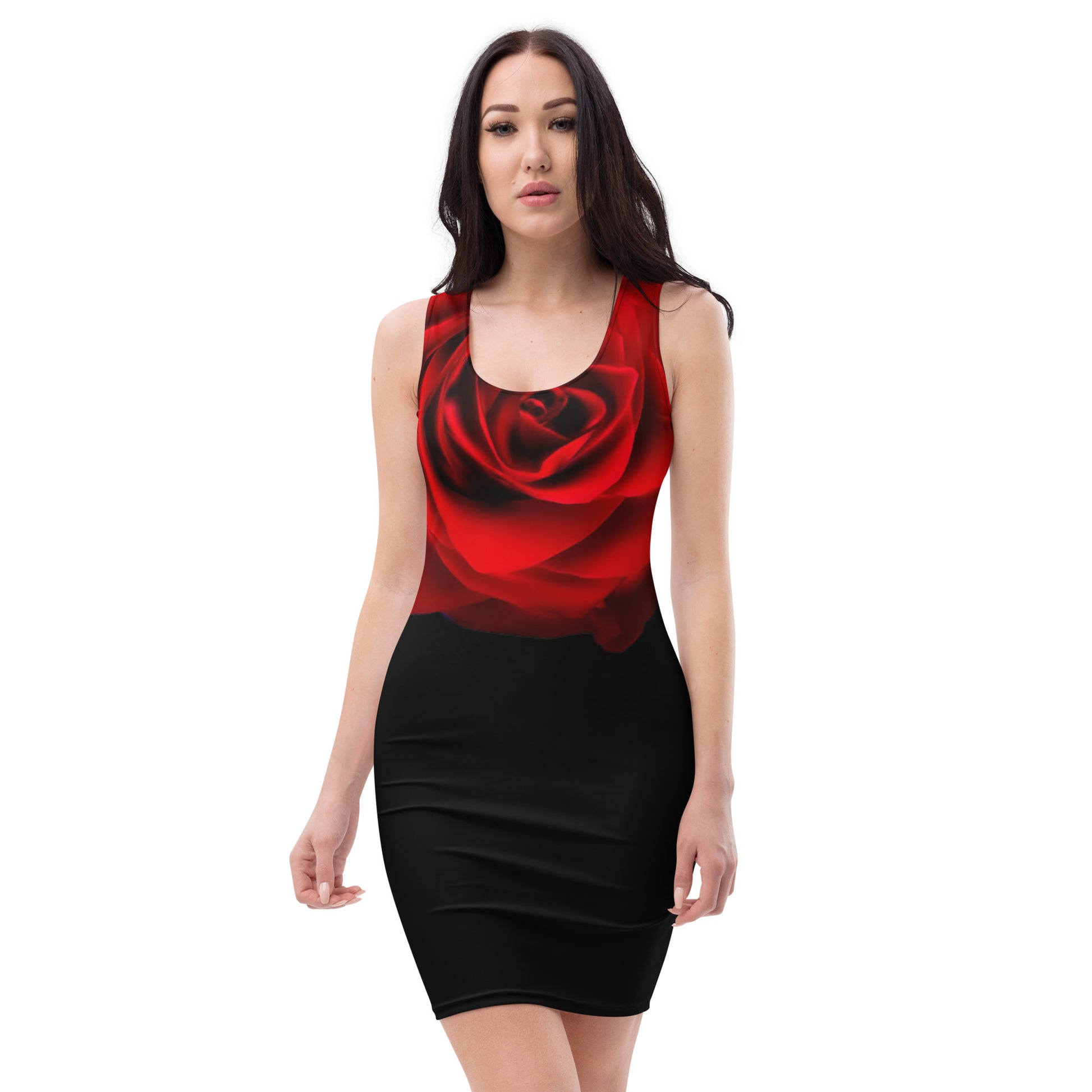 Emote Merch from SpotlYght Seeker - Bravo and Roses Bodycon Dress for the Female Artist because artists deserve praise.