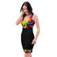 Emote Merch from SpotlYght Seeker - from the Bravo and Roses Collection Moonlight & Roses Bodycon Dress for the Female  Artist because artists deserve praise.