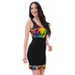 Emote Merch from SpotlYght Seeker - from the Bravo and Roses Collection Moonlight & Roses Bodycon Dress for the Female  Artist because artists deserve praise.