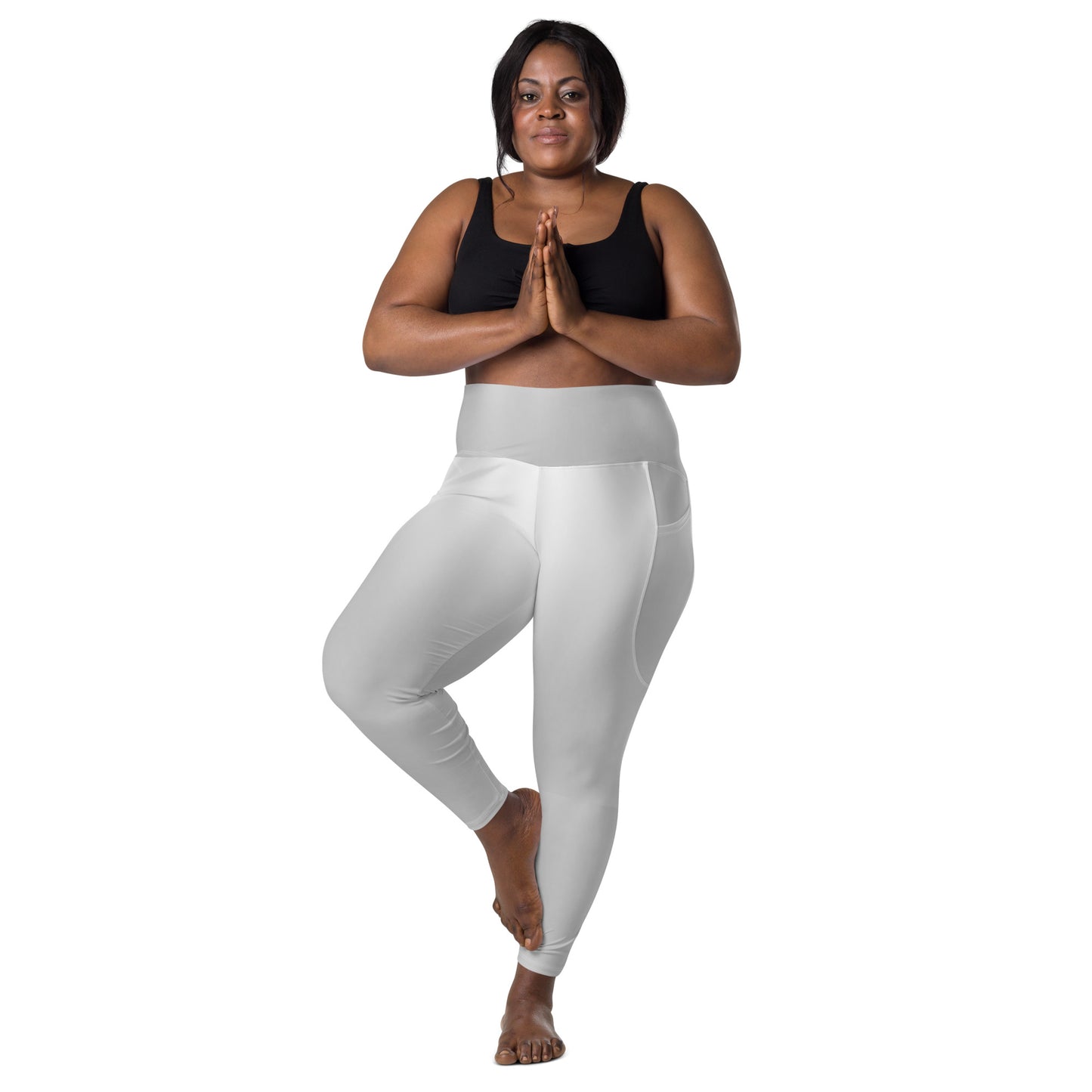 LBS Silver Spotlight Leggings with Pockets - Plus Size