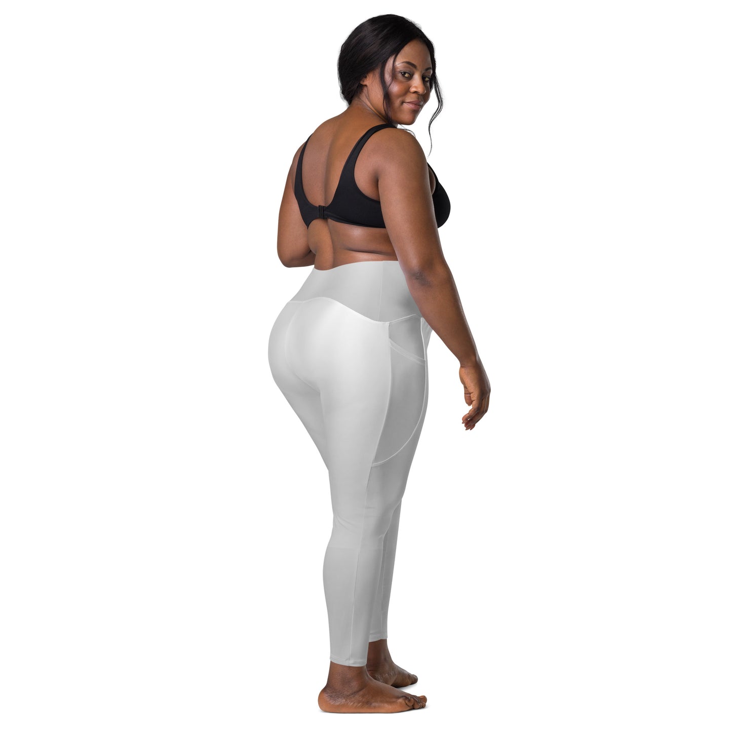 LBS Silver Spotlight Leggings with Pockets - Plus Size
