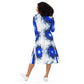 Perpetually Woke Artist Long Sleeve Midi Dress - B&W