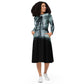 Clouded Judgment Long Sleeve Midi Dress