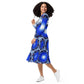 Perpetually Woke Artist Long Sleeve Midi Dress
