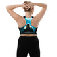 See yourself in the Spotlight in these LBS Aqua Spotlight Plus Size Sports Bra for the Female Artist.