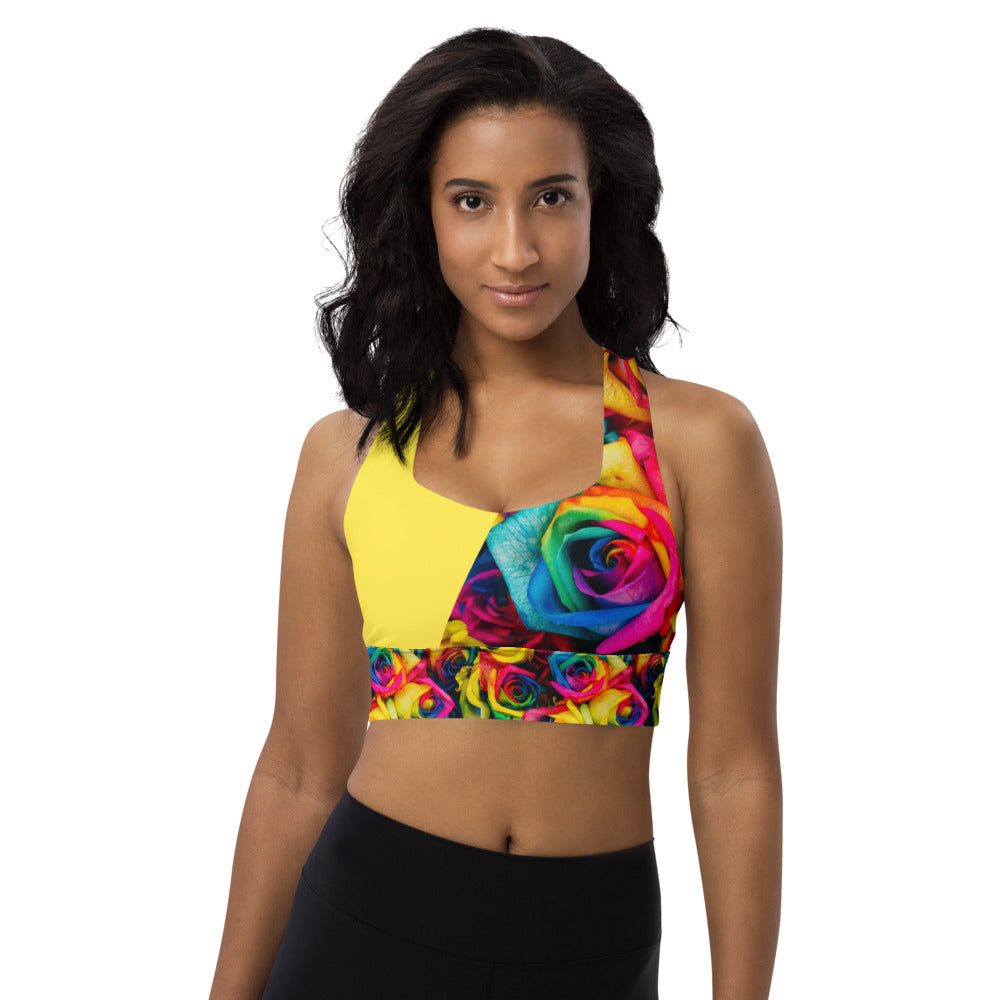 Sunlight & Roses Sports Bra