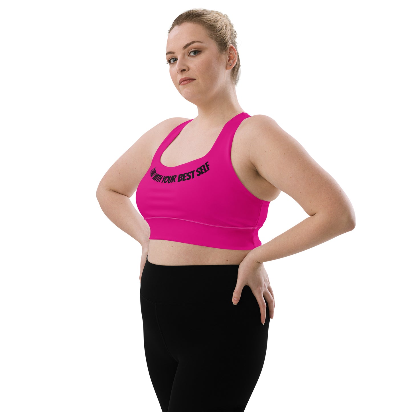 LBS Sports Bra - Violet Red - Plus Size