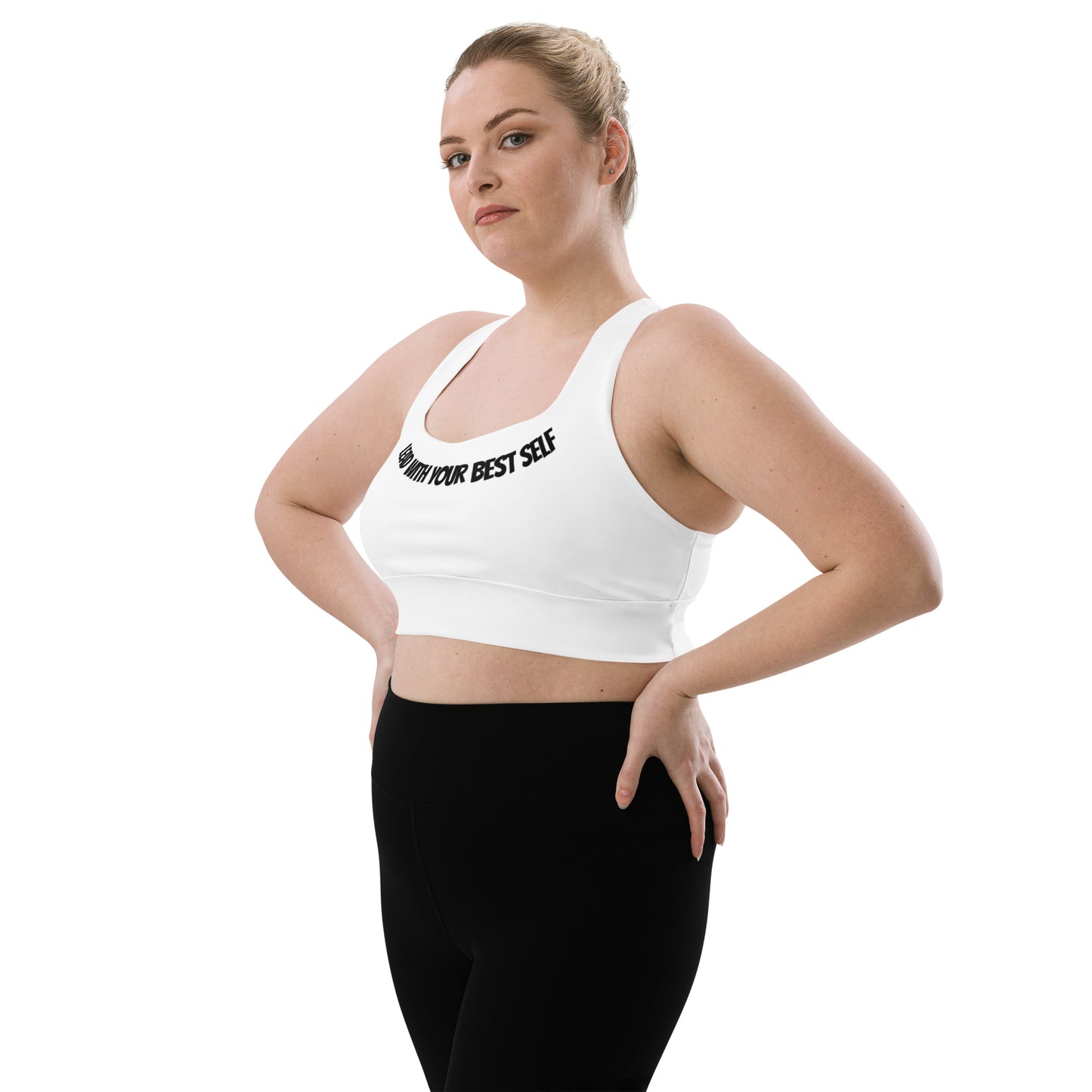 LBS Sports Bra - White - Plus Size